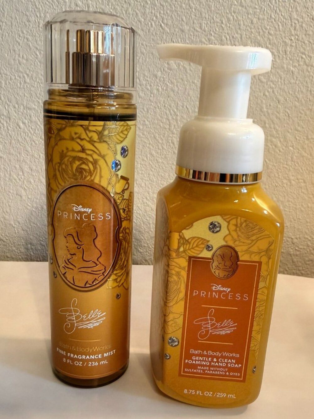 LIMITED EDITION Bath & Body Works Disney Princess Belle set